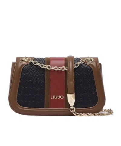 Liu •jo Monogram-embossed Shoulder Bag In Multi