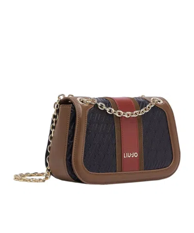 Liu •jo Monogram-embossed Shoulder Bag In Multi