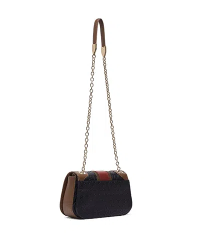 Liu •jo Monogram-embossed Shoulder Bag In Multi