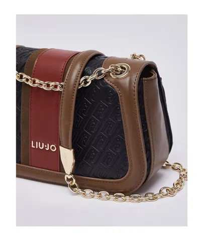 Liu •jo Monogram-embossed Shoulder Bag In Multi