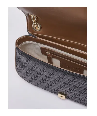 Liu •jo Monogram-embossed Shoulder Bag In Multi