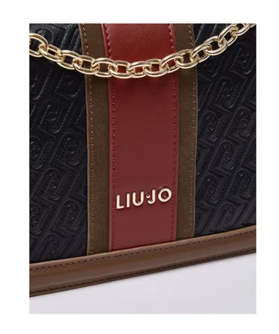 Liu •jo Monogram-embossed Shoulder Bag In Multi