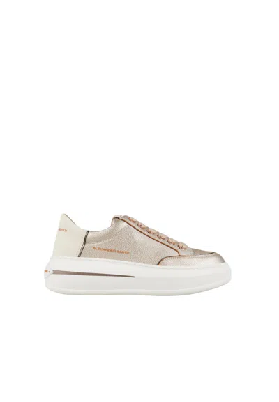Alexander Smith Sneakers In Gold