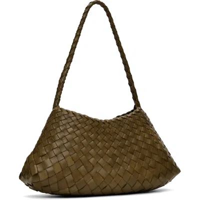 Dragon Diffusion Khaki Rosanna Shoulder Bag In Khaki