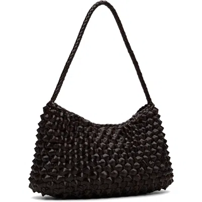 Dragon Diffusion Brown Basil Cactus Shoulder Bag In Black