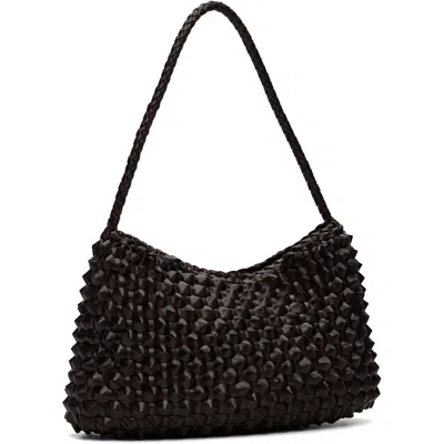 Dragon Diffusion Brown Basil Cactus Shoulder Bag In Black