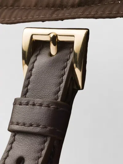 Prada Explore Medium Re Nylon Flap Belt Bag In Brown