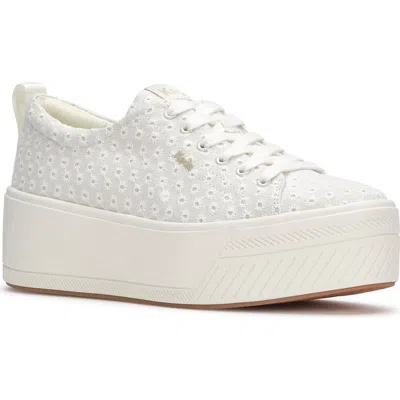 Keds Skyler Platform Sneaker In Snow White