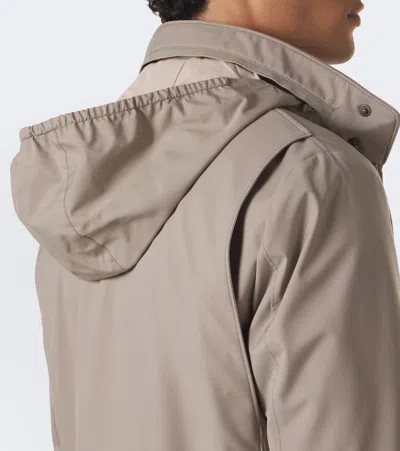 Agnona Technical Field Jacket In Grey