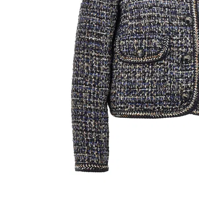 Etro Tweed-effect Button-up Jacket In Multi