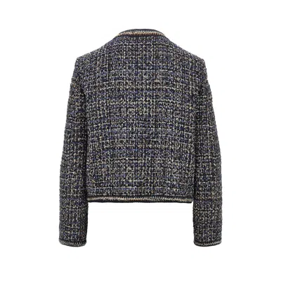 Etro Tweed-effect Button-up Jacket In Multi
