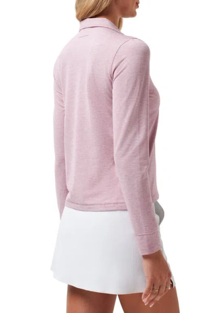 Travismathew Featherweight Active Pullover In Pink