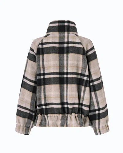 Pinko Check-pattern Elasticated-hem Jacket