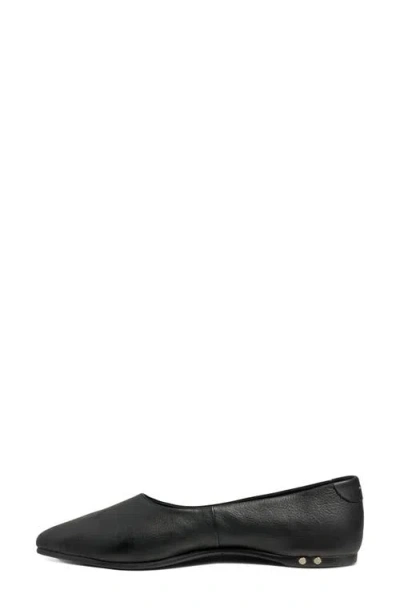 Beek Swoop Pointed Toe Flat In Black
