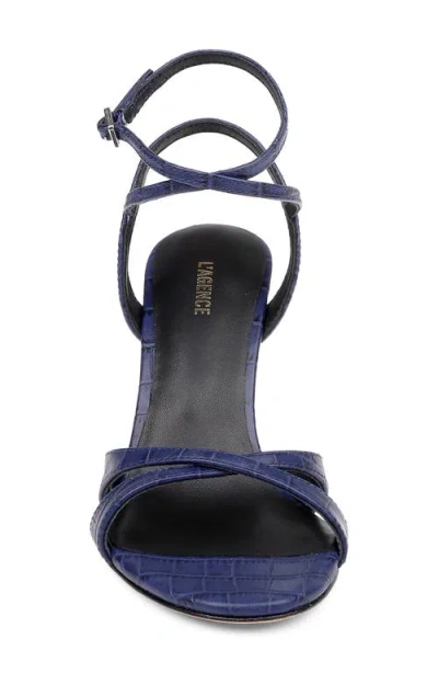 L'agence Miranda Ankle Strap Sandal In Blue