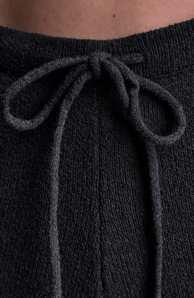 Dkny Pull On Drawstring Knit Pants In Multi
