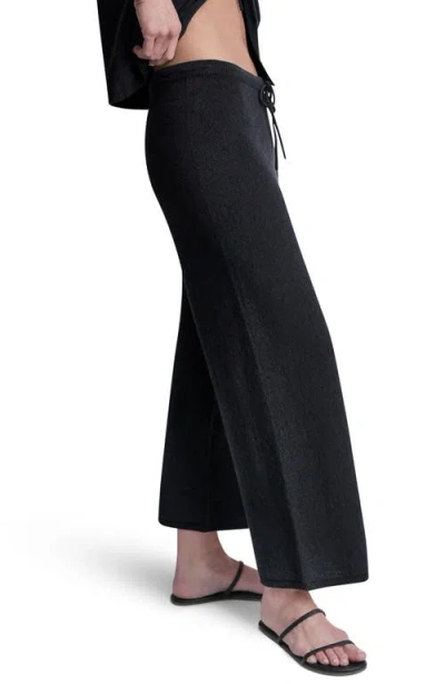 Dkny Pull On Drawstring Knit Pants In Multi
