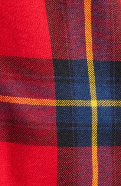 Icecream Buffalo Shacket In Red