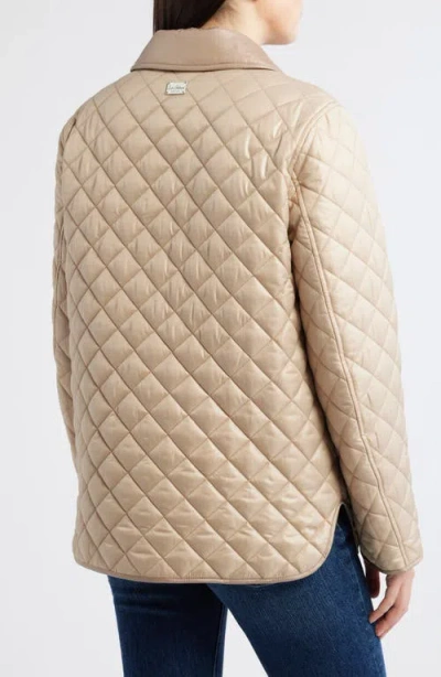 Sam Edelman Quilted Jacket In Sand