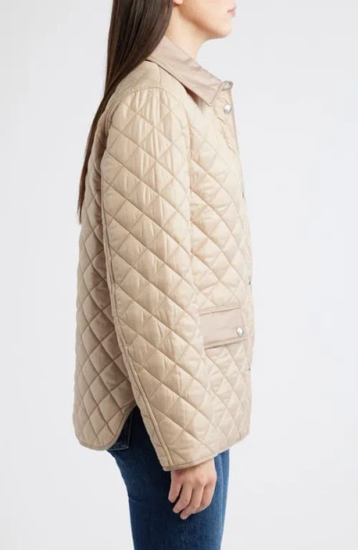 Sam Edelman Quilted Jacket In Sand