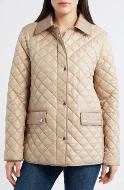 Sam Edelman Quilted Jacket In Sand
