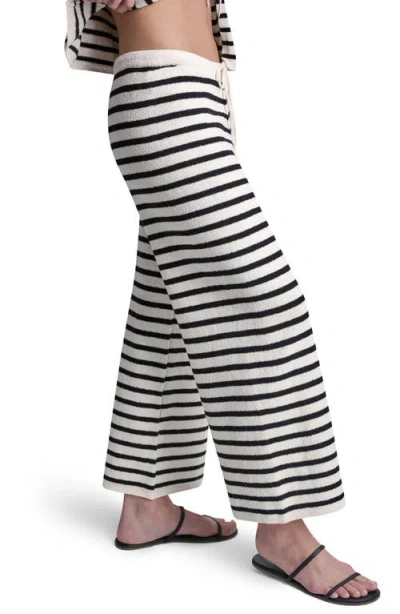 Dkny Pull On Drawstring Knit Pants In Multi