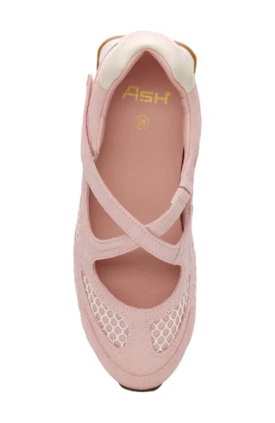 Ash Kore Ballet Sneaker In Rose/ Talc