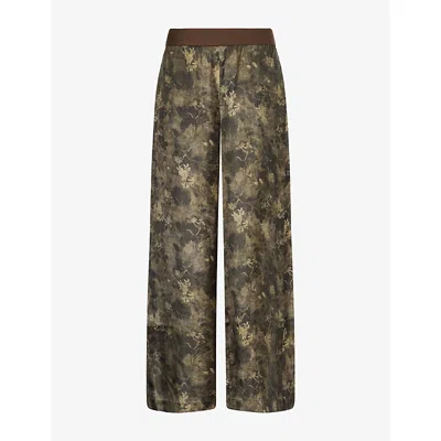 Uma Wang Pansy Pants In Green Grey