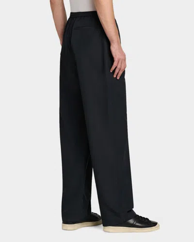 Jil Sander Men's Wide-leg Pull-on Tech Trousers In Multi