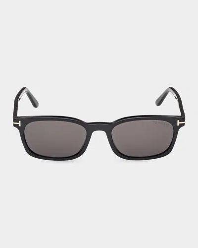 Tom Ford Eyewear Rectangular Frame Sunglasses In Blue
