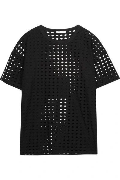 Alexander Wang T Laser-cut Stretch-jersey T-shirt
