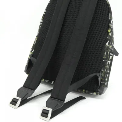 Pre-owned Fendi Multi-color Nylon Leather Backpack ()