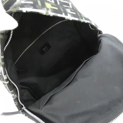 Pre-owned Fendi Multi-color Nylon Leather Backpack ()