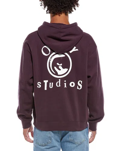 Obey Solid Hoodie In Pink