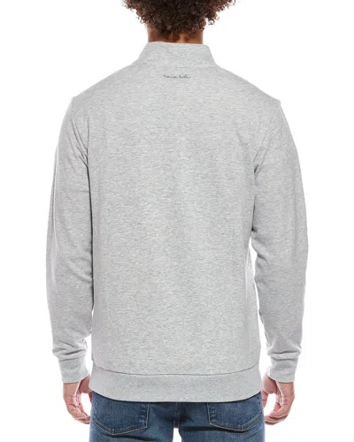 Travismathew Cloud 1/4-zip Pullover In Gray