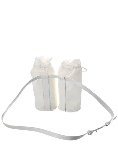 Ferragamo Technical Double Bottle Belt Bag In White