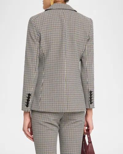 Veronica Beard Healy Houndstooth Dickey Jacket In Multi