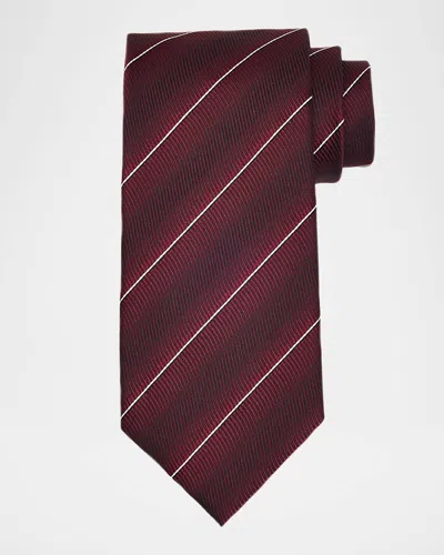 Tom Ford Pointed-tip Tie In Brown