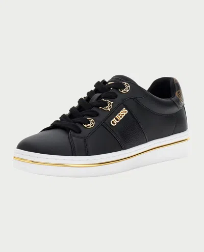 Guess Stew Sneaker In Black
