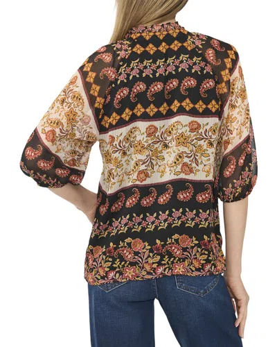 Cece Woven Top In Multi