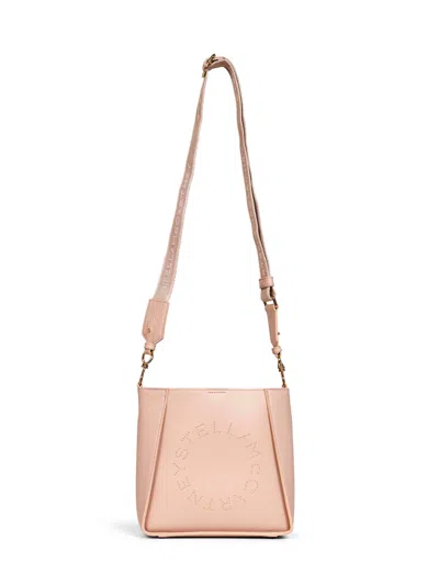 Stella Mccartney Alter Mat Micro-stud Shoulder Bag In Pink
