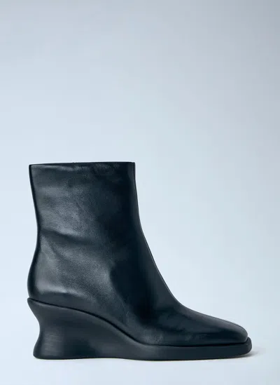 Camper Louise Wedge-heel Ankle Boots In Black