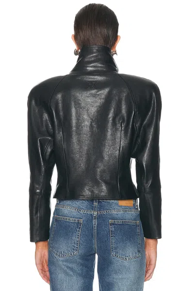 Magda Butrym Leather 04 Jacket In Black