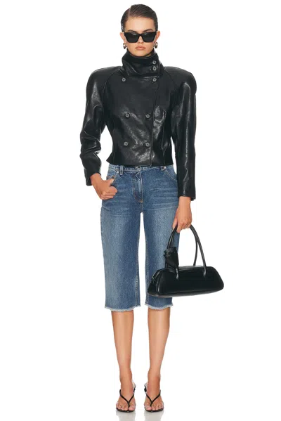 Magda Butrym Leather 04 Jacket In Black