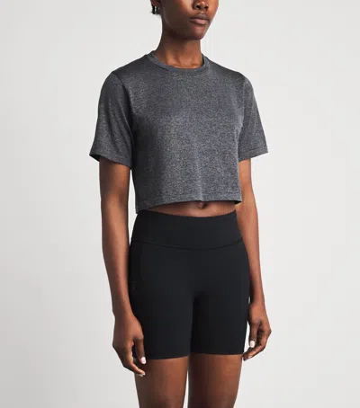 On Train Flex Crop T-shirt In Multi