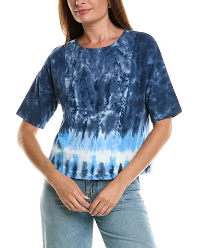 Xcvi Lino T-shirt In Blue