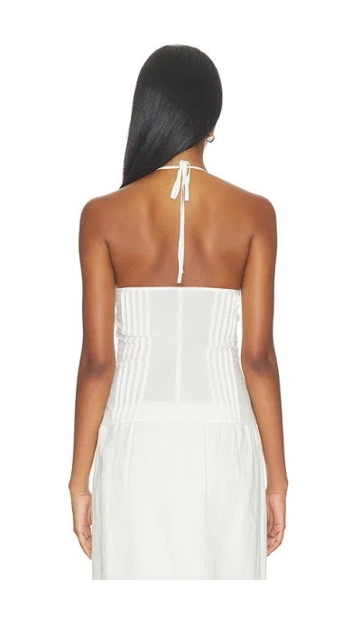 Miaou Cassandra  トップ In White