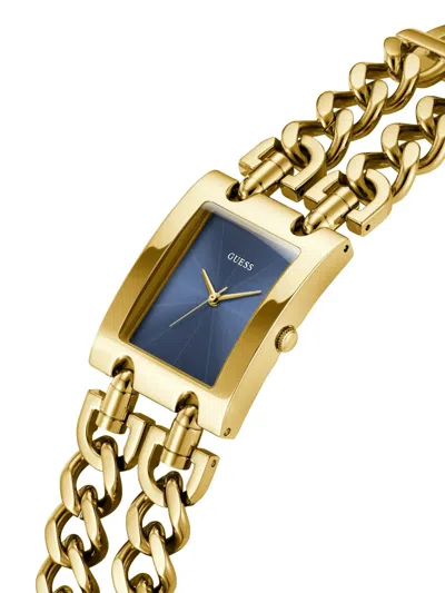 Guess Usa Rectangular-case 28mm Watch In Green