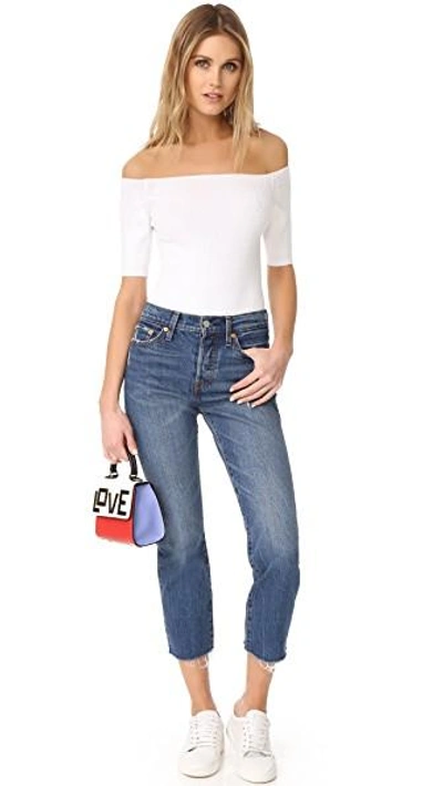 Shop Levi's Wedgie Straight Jeans In Lasting Impression