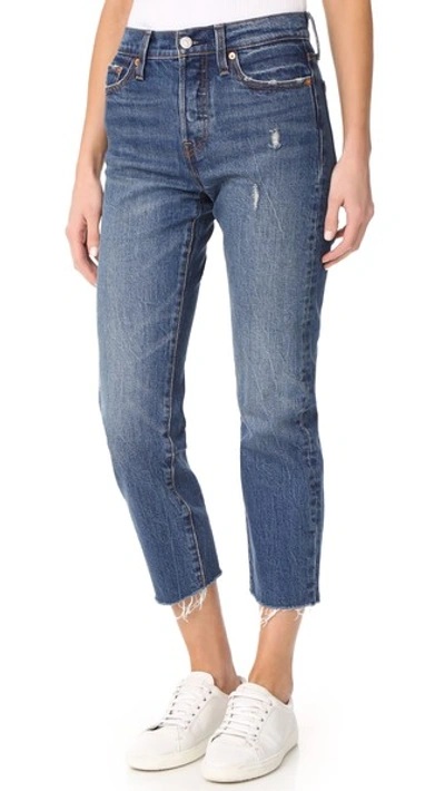 Levi's Wedgie Straight Jeans In Lasting Impression